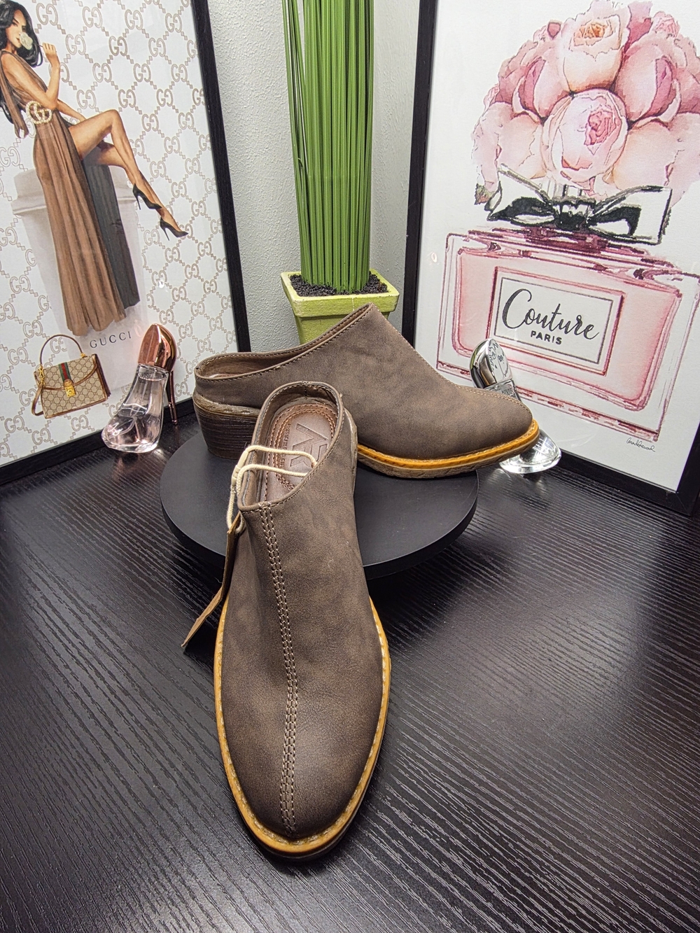 American Rag Brown Slip-On Clogs